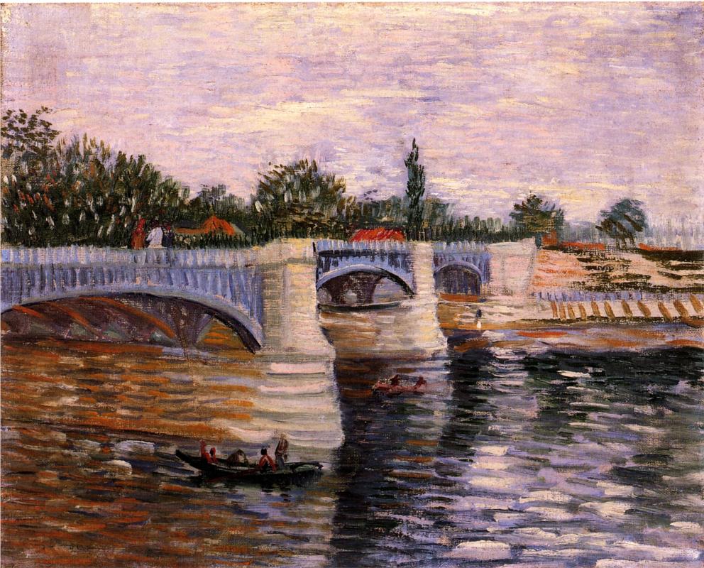 The Seine with the Pont de la Grande Jette - Van Gogh Painting On Canvas